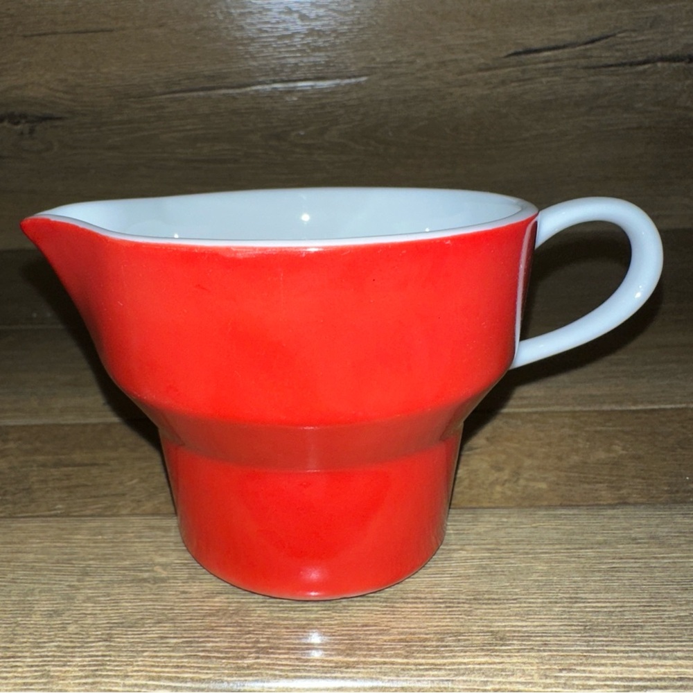 RARE Vintage Paul McCobb Contempri Creamer Red MCM Jackson Internationale Japan